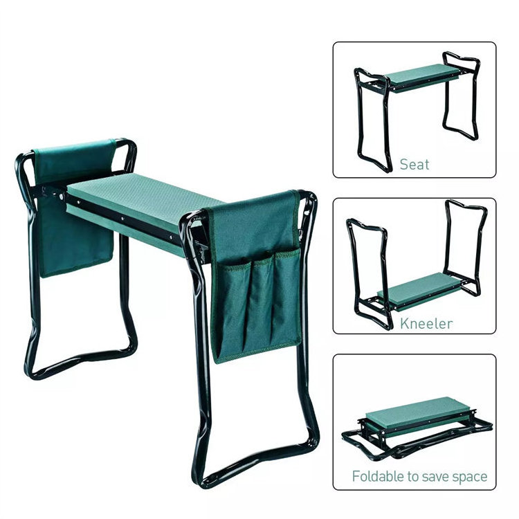 Folding Garden Kneeler Seat EVA Foam Gardening Bench Garden Kneeling Pad Chair Bench Seat Stool