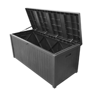 Storage Container Patio Garden Furniture for Garden Tools, Pillows, Pool Toys Large Deck Box, Outdoor Storage Box Carton Plastic