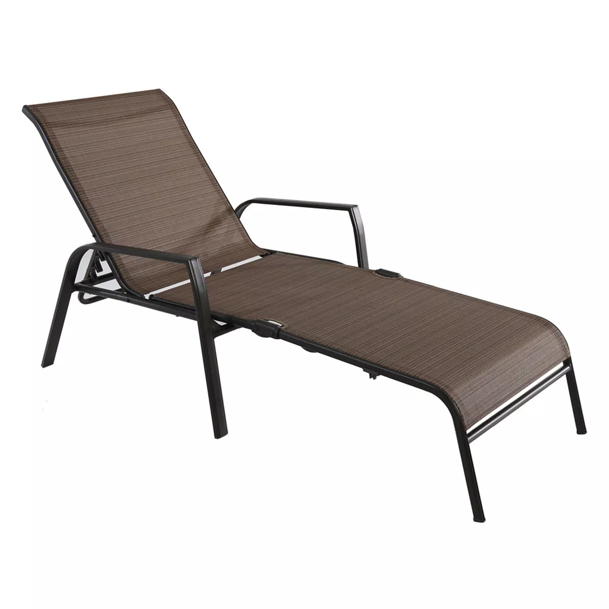 Outdoor Folding Recliner Chaise Lounge for Garden Patio Poolside Beach Outdoor Garden Day Bed Poolside Sun Bed