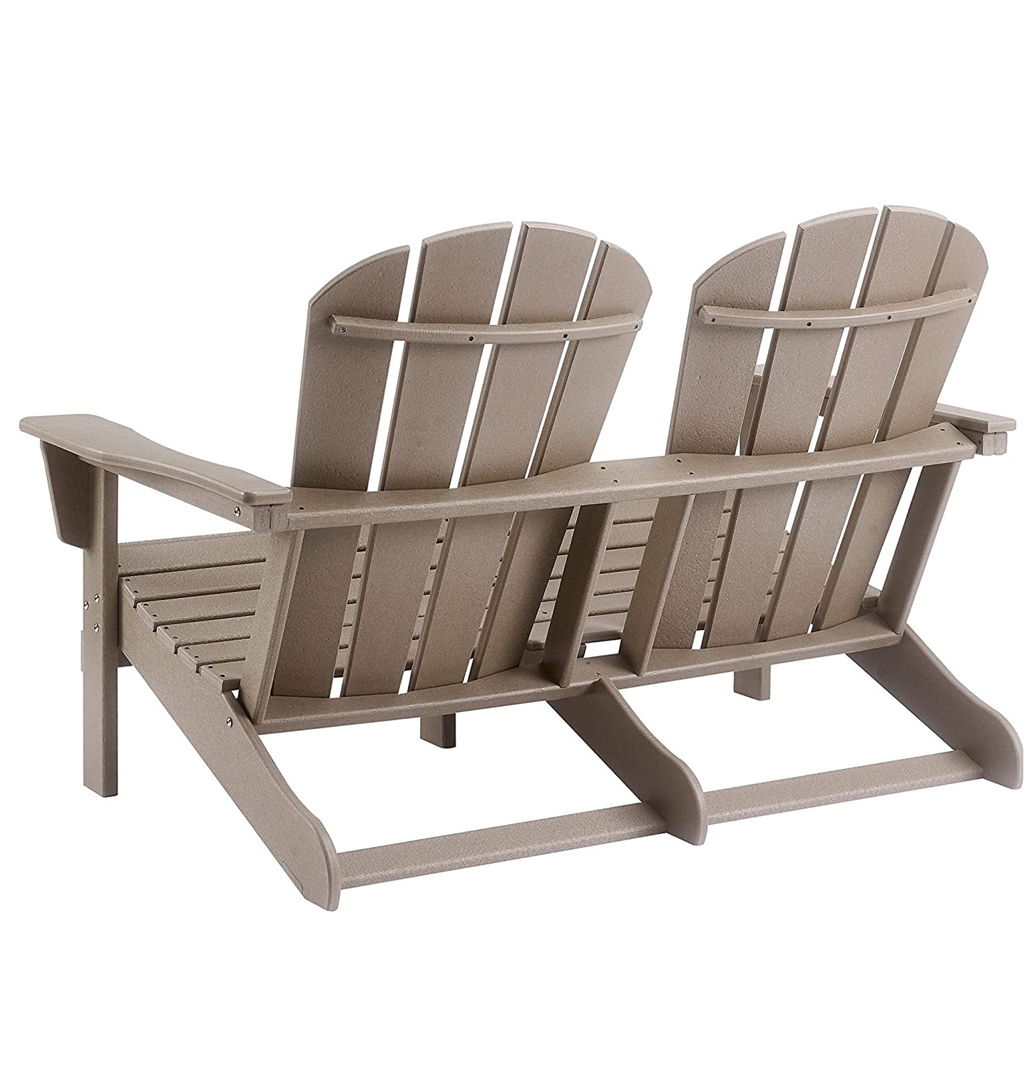 Outdoor Furniture Garden Bench HDPE Double Adirondack Chairs Loveseat