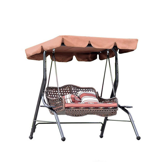 2 Persons Outdoor Patio Swing Chair with Canopy Porch Swing