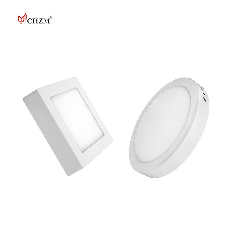 Indoor Square Led Panel Light Recessed Surface Mounted Ceiling Led Light 3w 6w 9w 12w 15w 18w 24w White Auto Body Lighting Die