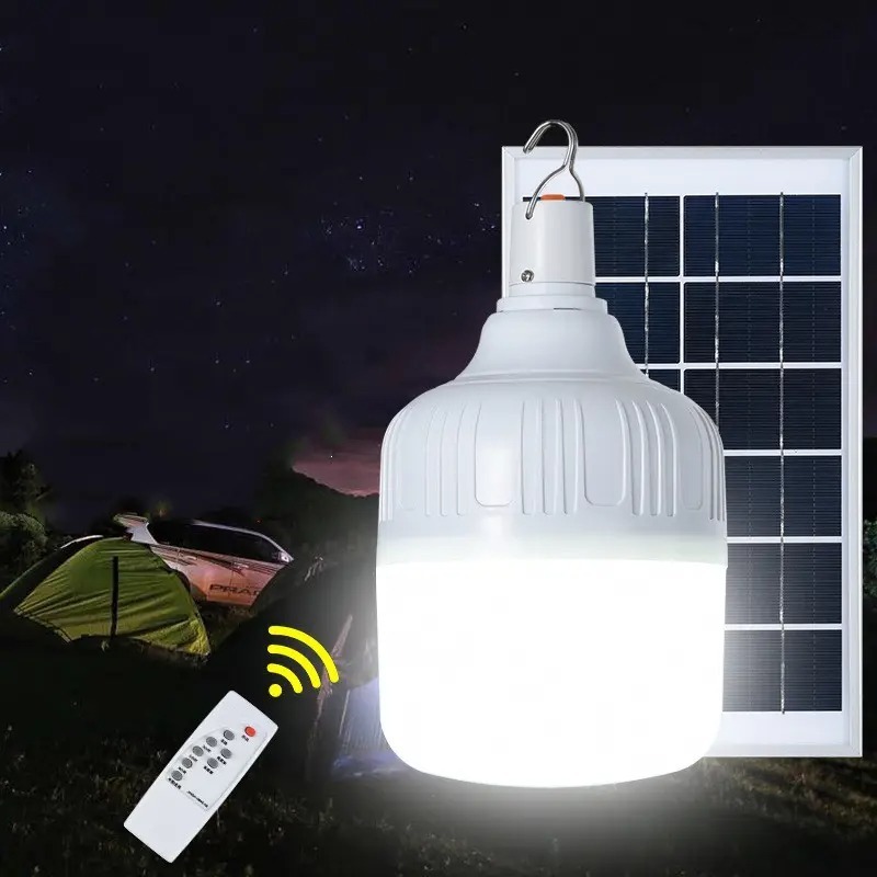 High brightness solar bulb light led emergency portable emergency camping rechargeable usb solar light