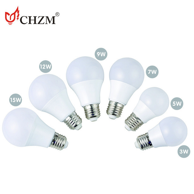 Wholesale Cheap 220v 110v A60 A Shape Lamp E27 B22 5W 7W 9W 12W 15W 18W SKD  Led Bulb Lighting