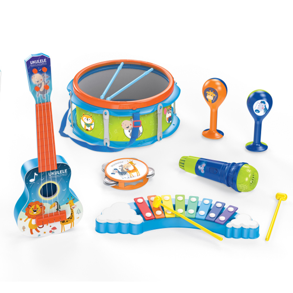 Toy Musical Instruments Toddler Baby Musical Toys Hot Selling 6 IN 1 Musical Instruments Set