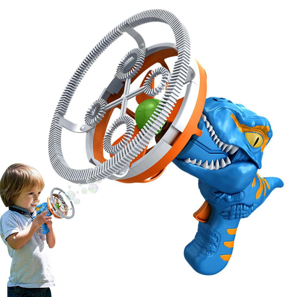 Big Bubble Dinosaur Bubbles Gun Bubble Machine Toy Gun for Kids