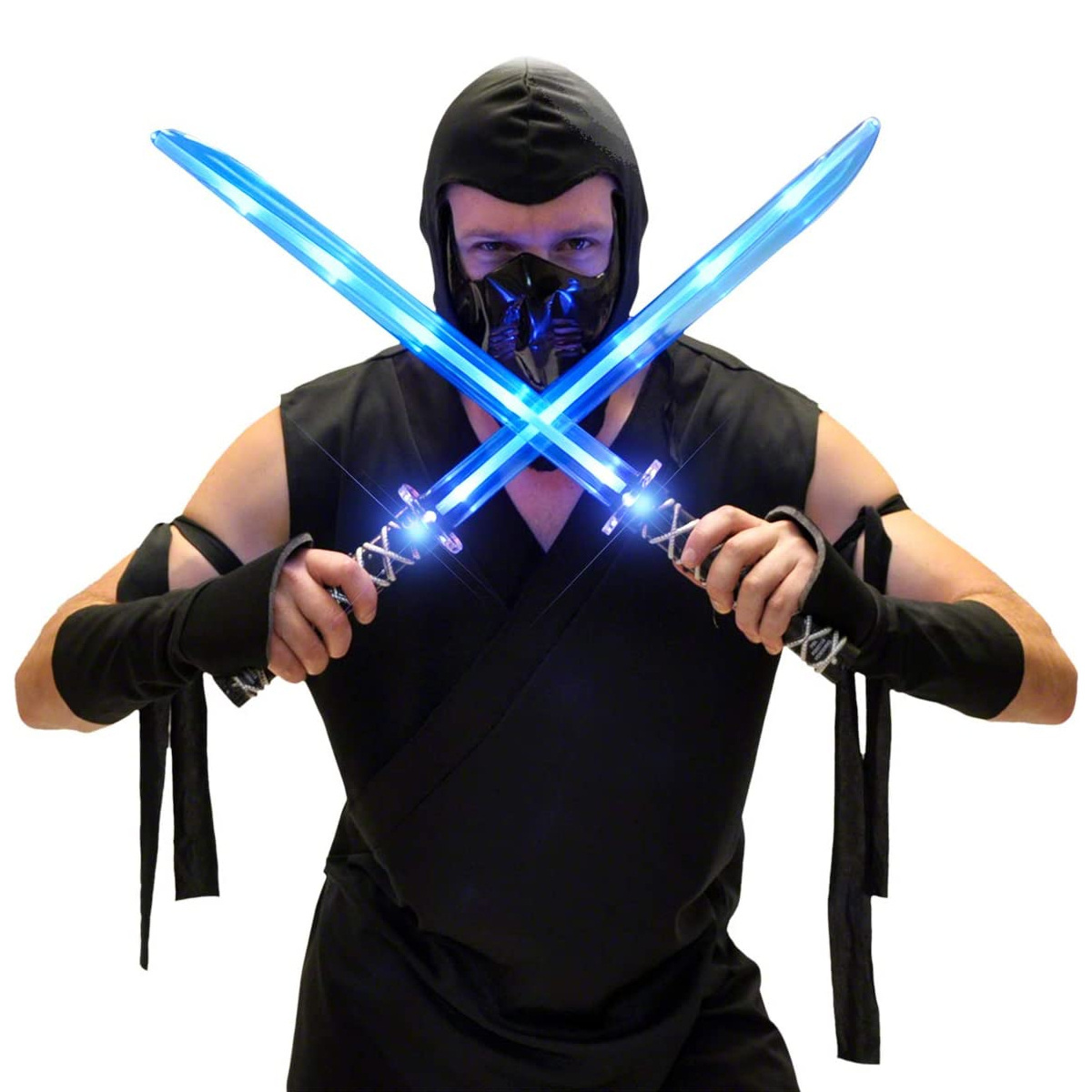 Plastic Ninja LED Light up Sword Halloween Dress Up Toy Sword for Kids with Sounds