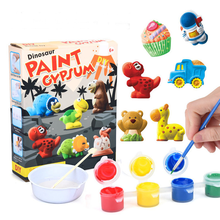 Gypsum Paint Kids Toy DIY Plaster Art And Craft Set Painting Kit