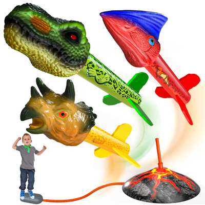 Hot Sale rockets launcher for kids dinosaur stomp rocket toys Foam Blaster