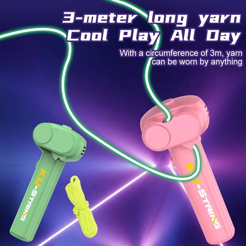 2024 hot sale loop lasso rope launcher glow in the dark string shooter toy