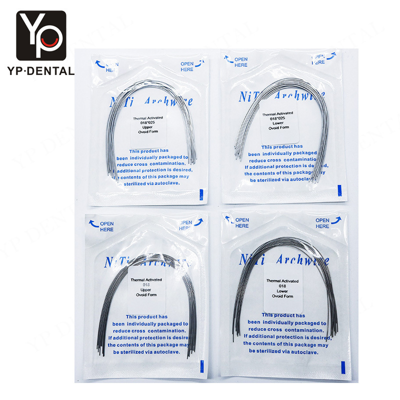 Heat Activated Super Elastic Dental Orthodontic Niti Archwire