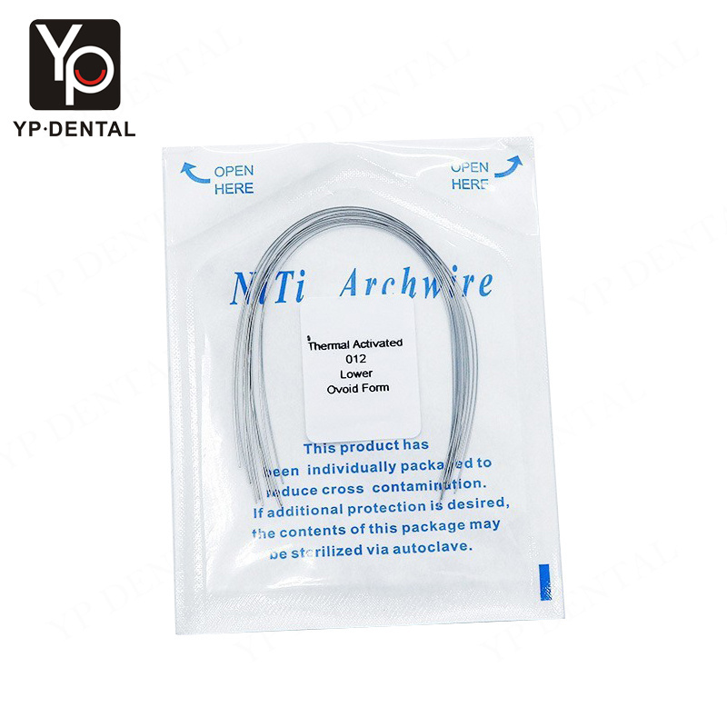 Heat Activated Super Elastic Dental Orthodontic Niti Archwire