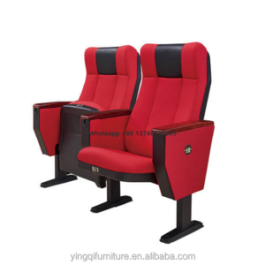 Factory manufacture movie used fabric seat VIP cinema chair for sale