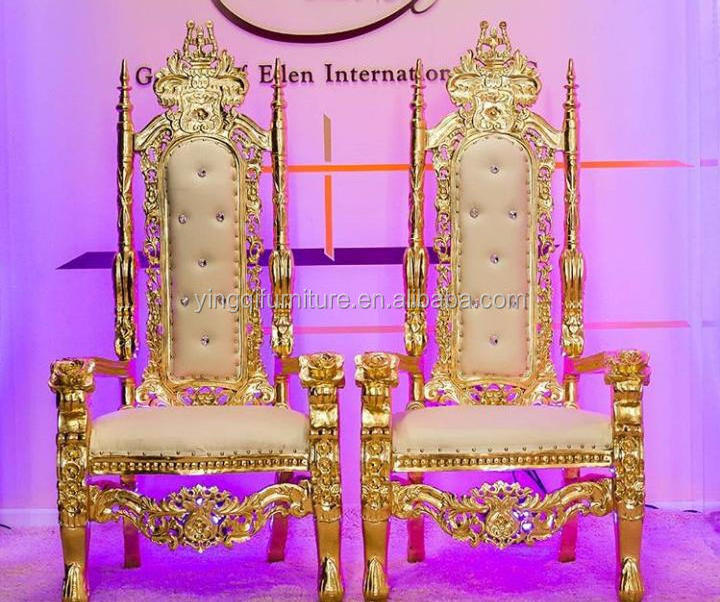 Wedding Rental Large Lion King Throne Chairs