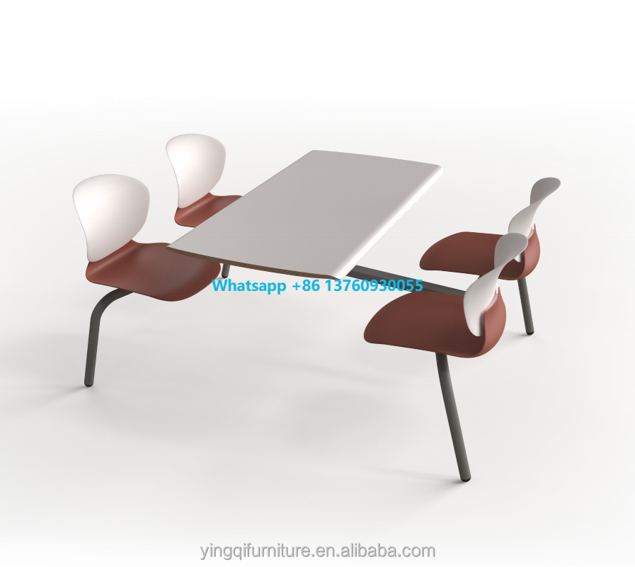 Latest Design Restaurant Dining Furniture School Canteen Table and Chair Restaurant Canteen Chair and Table