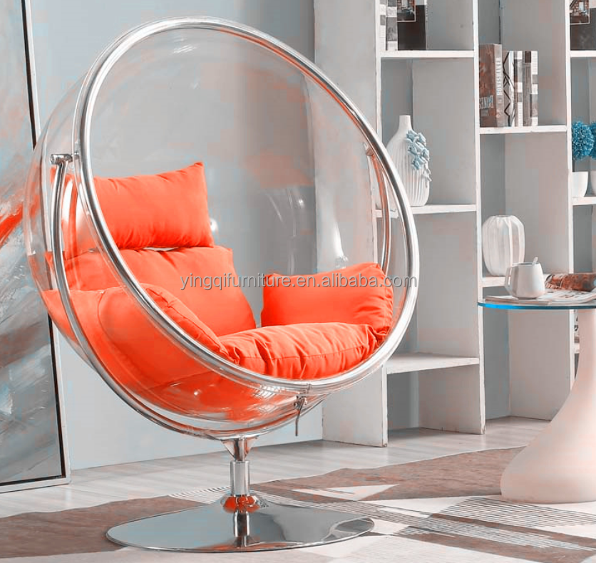 Hemispherical hanging space swing transparent chair dormitory basket household lazy balcony cradle