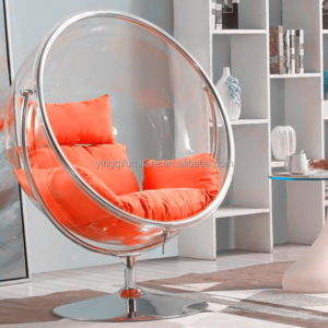 Hemispherical hanging space swing transparent chair dormitory basket household lazy balcony cradle