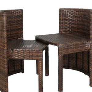 Balcony Coffee Table Set Round Rattan Garden Set Outdoor Furniture 2 seats sofa of three pieces