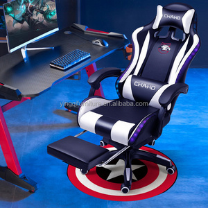 Hot Sale LED RGB Computer PC Game Chair Gaming PU Leather Silla Gamer Massage Racing Gaming Chair with Lights and Speakers