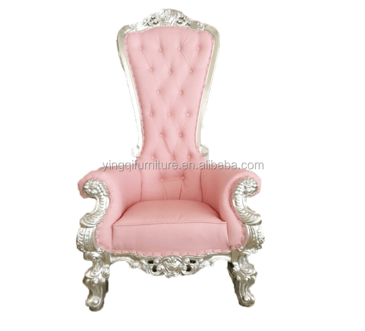 Pink Wedding King Throne Chairs for Rental