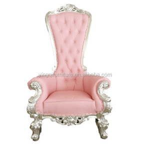 Pink Wedding King Throne Chairs for Rental