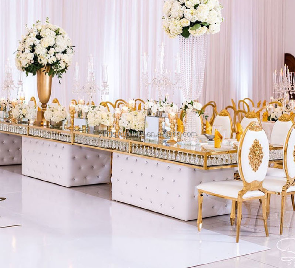 Crystal Wedding Banquet Dining Hall Table