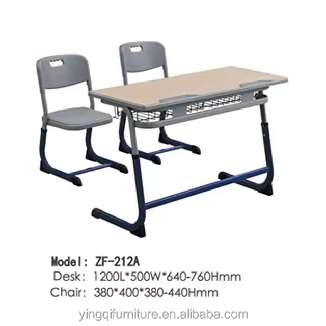 New Product School Furniture Students Desks Chairs High School Classroom Desk And Chair With Factory Price