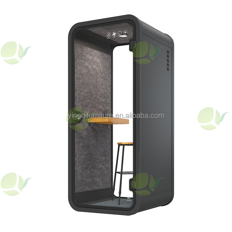 Whole sale Acoustic Soundproof Booth Recording Studio Booths S size Acoustic Office Private Meeting Glass Booth  Office Pod