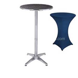 Folding Cocktail Tables Round Aluminum Bar Table for Sale