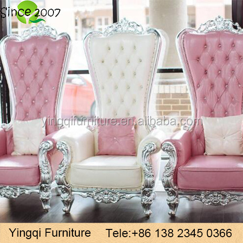 Pink Wedding King Throne Chairs for Rental