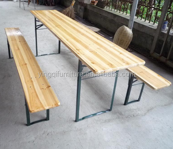 German Wooden Folding Beer Table Set Beer Tables and Benches