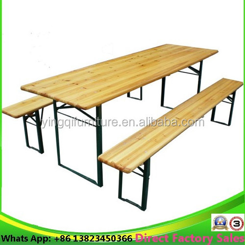 German Wooden Folding Beer Table Set Beer Tables and Benches