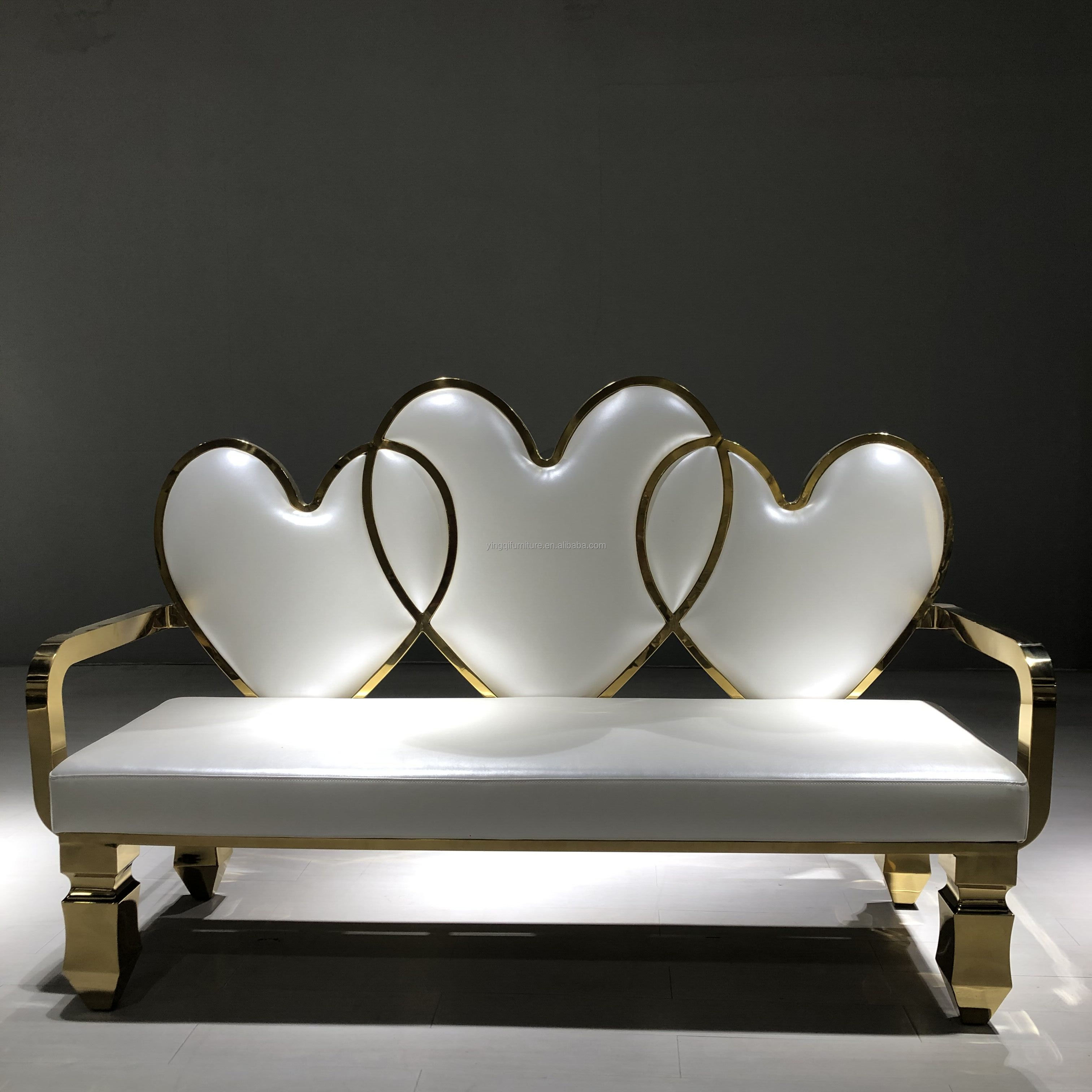 Luxury Sweet Heart Love Seat Wedding Sofa