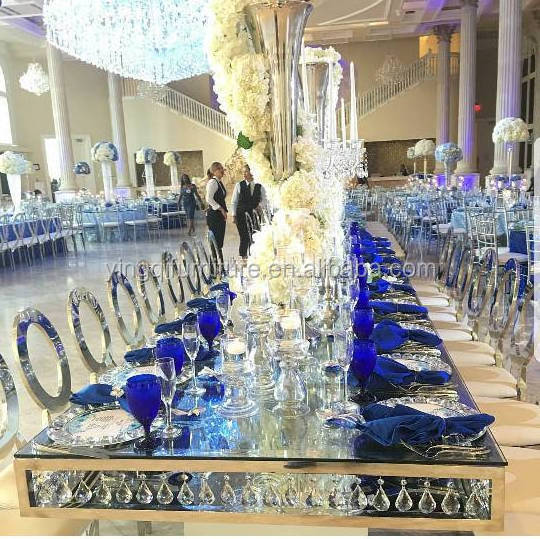 Crystal Wedding Banquet Dining Hall Table