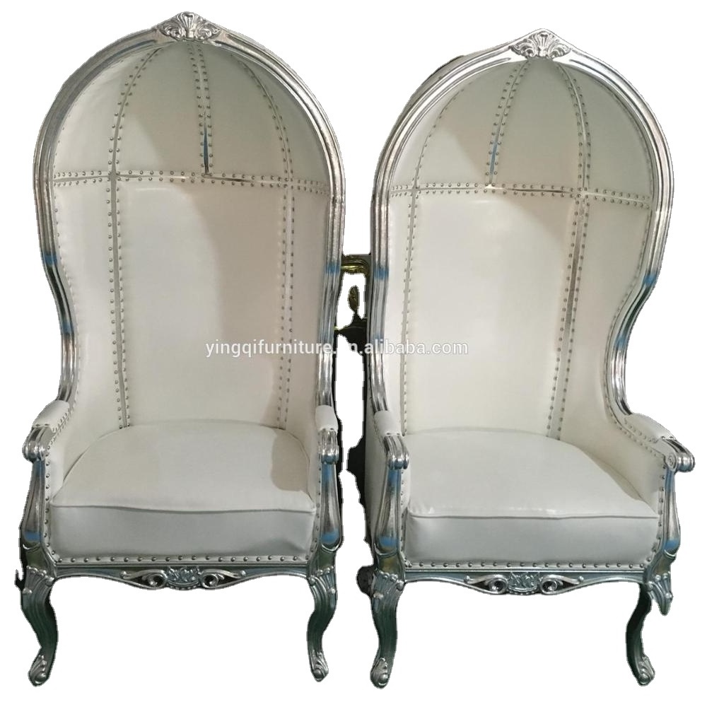 French Wedding Dome Chair Birdcage Chairs for Bride and Groom