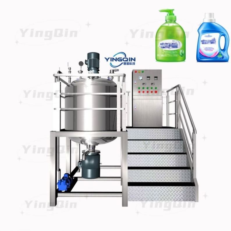 Ointment Vacuum Toothpaste Paste Emulsifier Cheddar Sauce Machine/Jacketed Cheese Vat Liquid Soap Making Machine