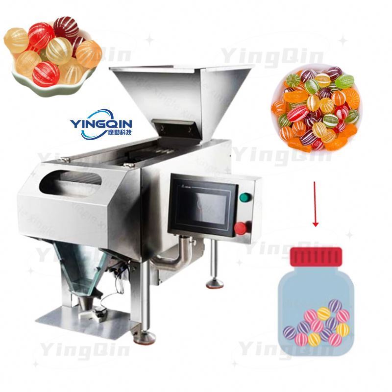 Good Selling Spirulina Tablets Vitamin Chewing Gum Soft Capsules Pearls Candy Counting Bottling Machine