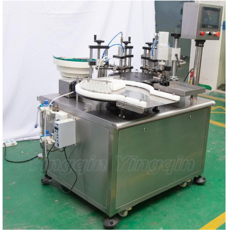 Fully Automatic Silicone Sealant Liquid  Oil Glass Glue Tube Cartridge Filling Stoppering Plugging Capping Machine