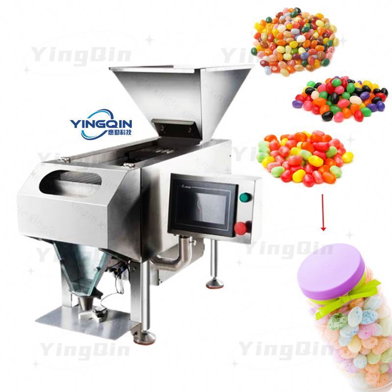 Good Selling Spirulina Tablets Vitamin Chewing Gum Soft Capsules Pearls Candy Counting Bottling Machine