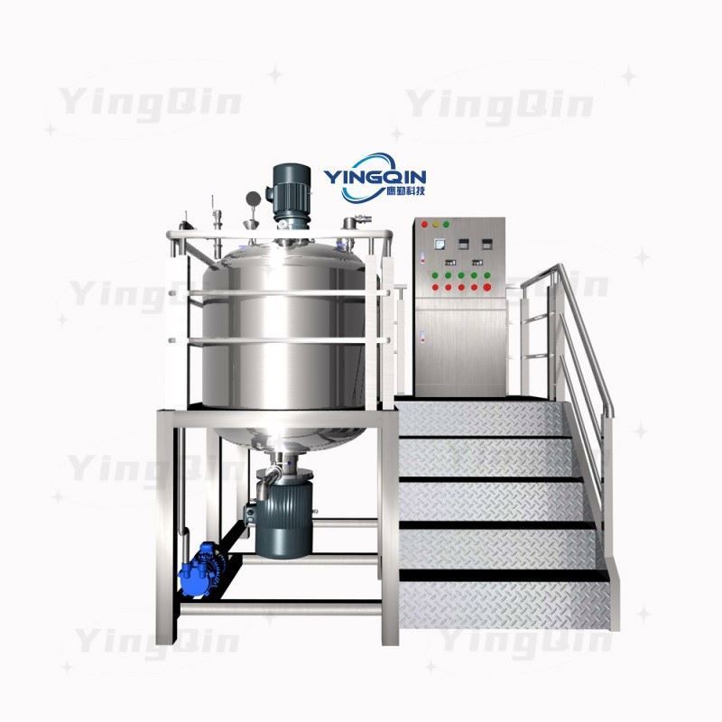 Ointment Vacuum Toothpaste Paste Emulsifier Cheddar Sauce Machine/Jacketed Cheese Vat Liquid Soap Making Machine