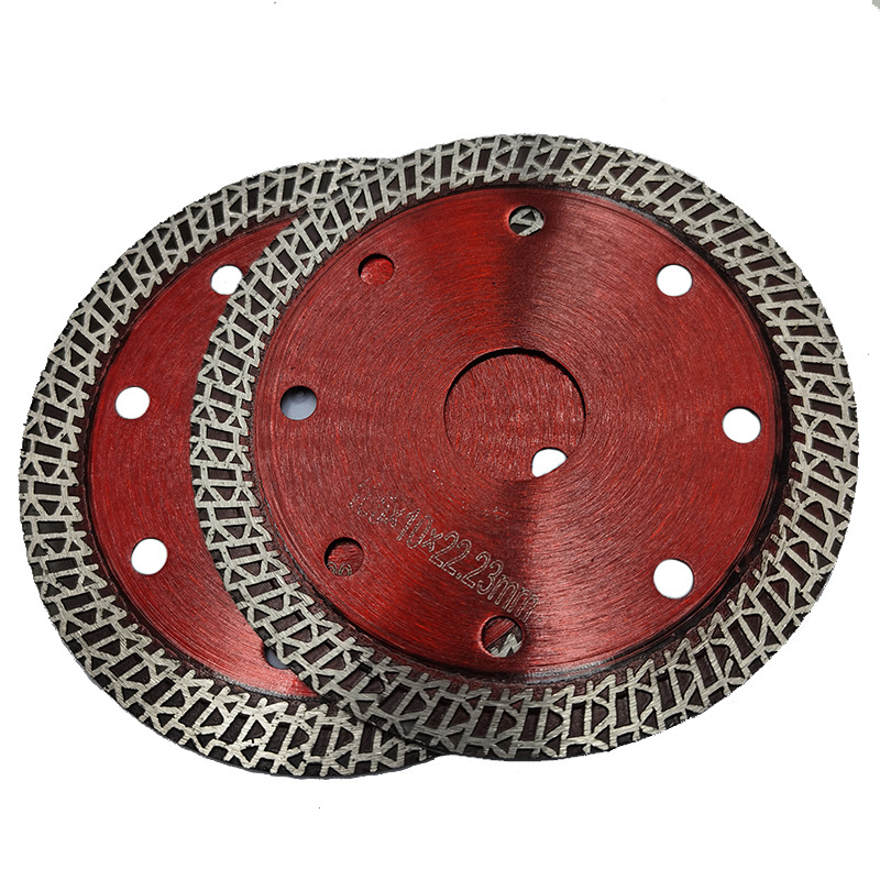 OEM vary sized hot press diamond turbo cutting saw blade disc for hard granite 230mm hot press blade