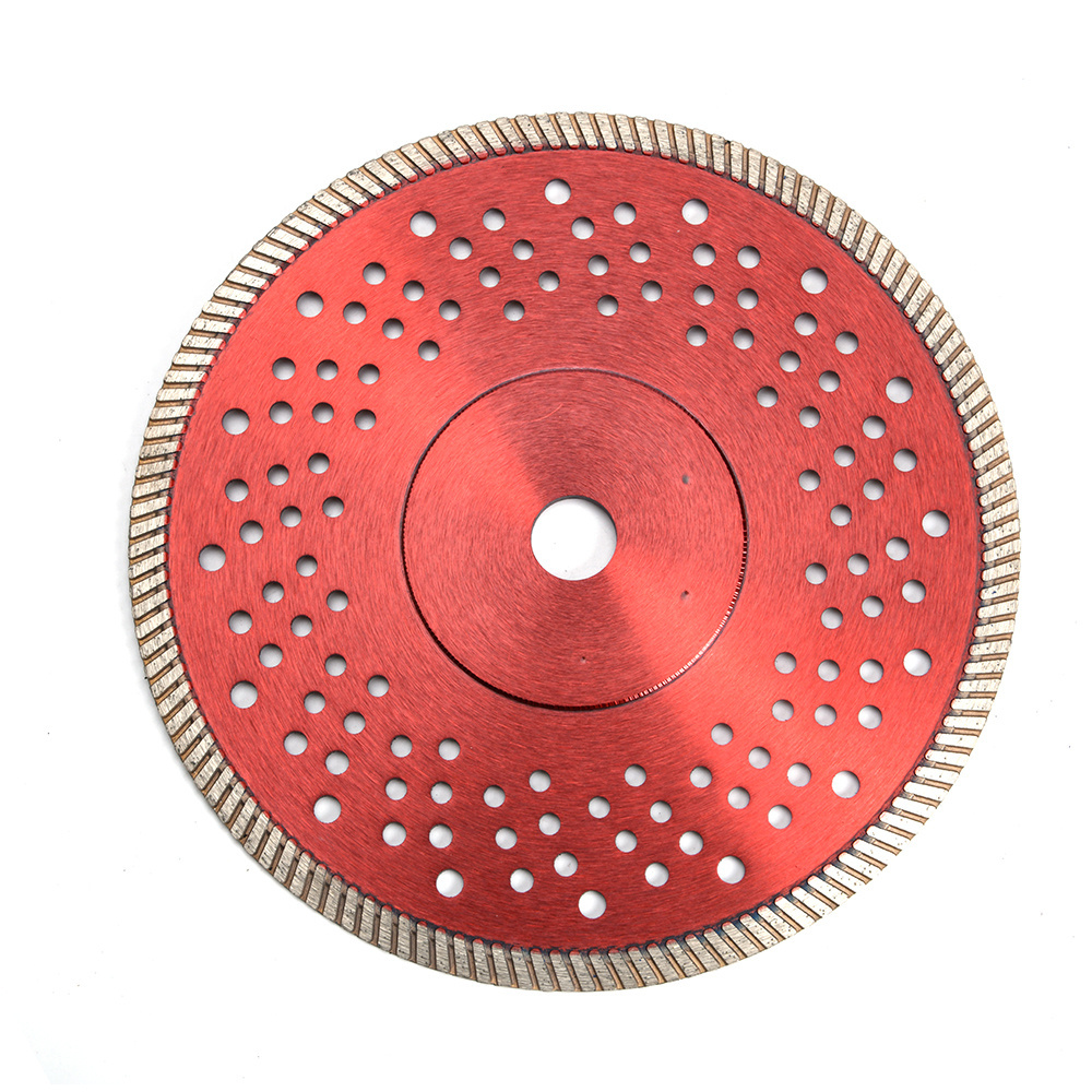 OEM High-end quality diamond disk 115/125/180/230mm Mesh Thin Turbo Cutting Saw Blade For Porcelain Tile Cutting Disc