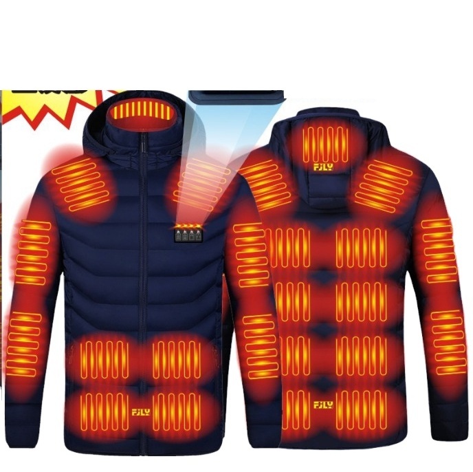 reasonable price outdoor thermal clothing hunting winter jacket for men windbreaker battery heated jacket