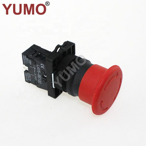 LAY5-ES542 turn to release mushroom emergency push button switch