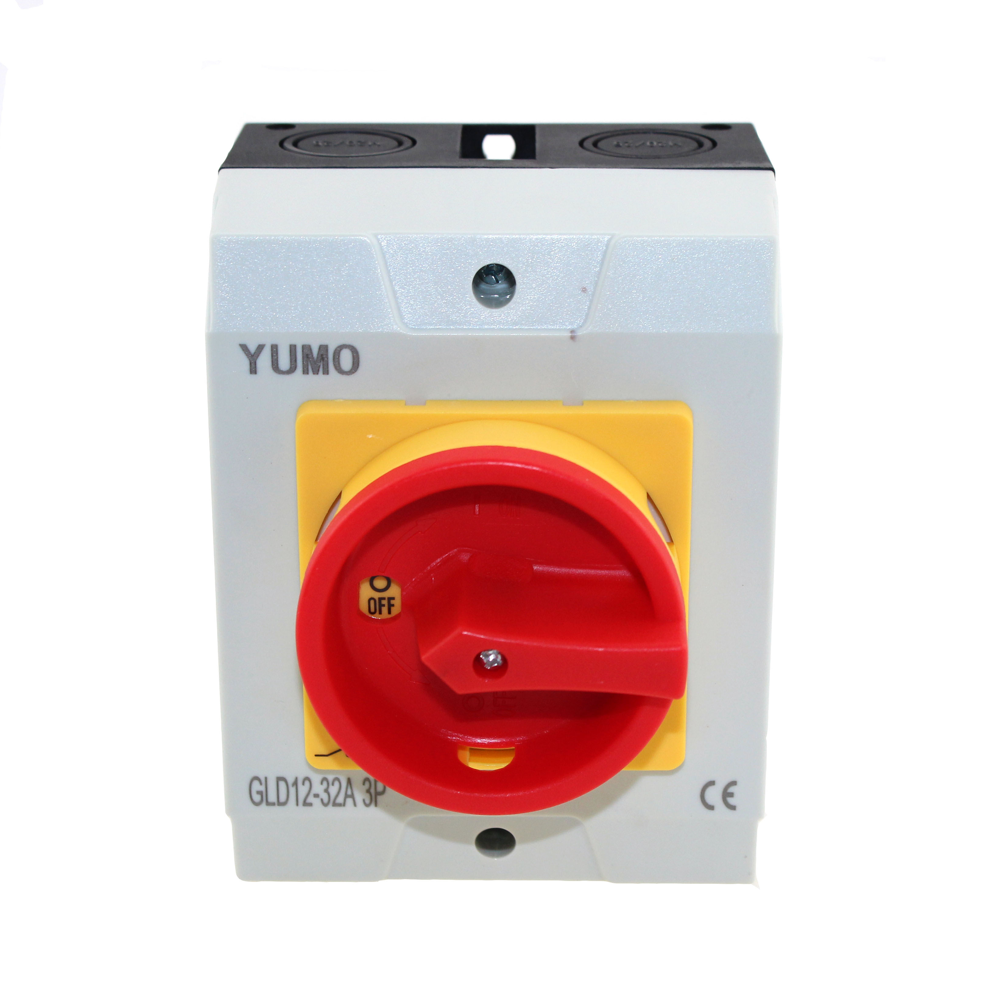 YUMO Single phase changeover switch for outdoor  GLD12-32A waterproof selector switch