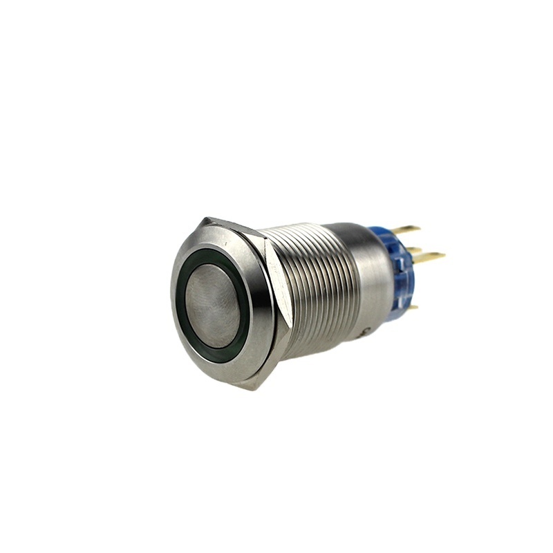 LA19-AJS momentary type LED illuminated switch push button switch