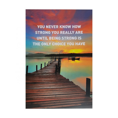 Wholesale Inspirational Wall Art Paper Print Motivational Posters for Office