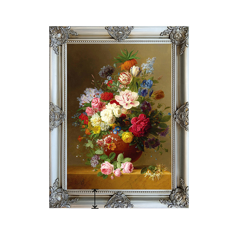 High Quality Baroque Style Painting Classical Gold Antique Wood Carved Frame