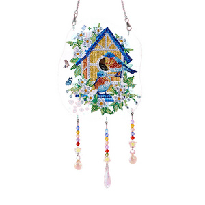 Wall Hanging Art Crafts Custom Designs Crystal Drills Diy Diamond Painting Kit Suncatcher