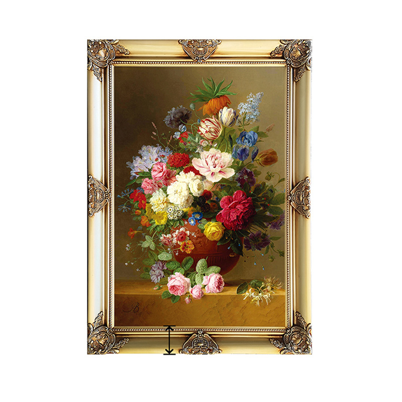 High Quality Baroque Style Painting Classical Gold Antique Wood Carved Frame